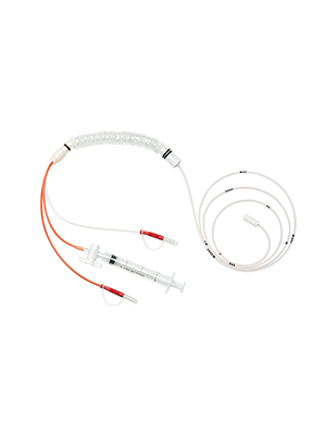 Bipolar temporary pacing catheter